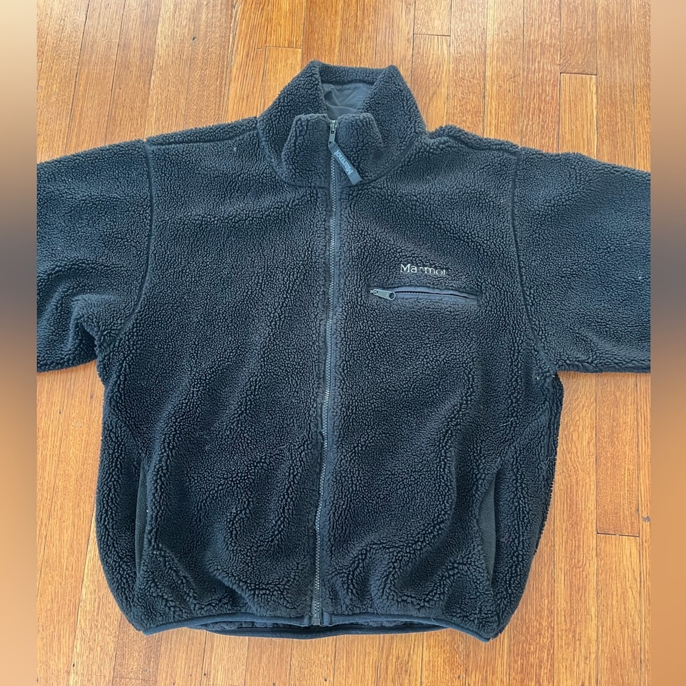 Marmot Black Performance Jacket Fleece Zip-Up Women Fleece Size See Measurements